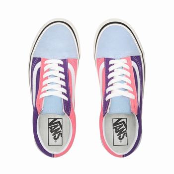 Damske Tenisky Vans Anaheim Factory Old Skool 36 DX Svetlo Modre/Nachový/Ruzove VA93PCRNX